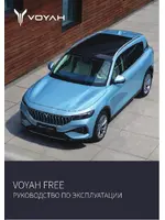 Инструкция Voyah Free (2021 - нв)
