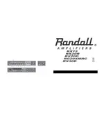 RANDALL RX15M(BC, E)
