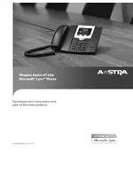 Руководство пользователя AASTRA 6725ip Work Smart User Guide RU