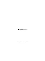 Apple iPod touch Важная информация о продукте