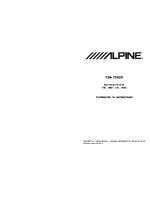 Alpine TDA-7592R