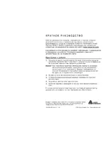 Avery Dennison Platinum 6039 Quick Reference