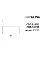 ALPINE CDA-9830R / CDA-9831R