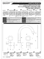 Graff STANDING 3-HOLE SINK MIXER TAP