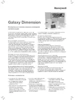 Honeywell Контрольные панели Galaxy Dimension