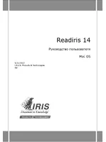 I.R.I.S. Readiris 14 for Mac User Guide