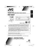 JVC CD Receiver KD-G327