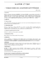 Kastor CT 2005 7-day programme timer