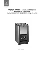Kastor KARHU Wood-burning sauna stoves