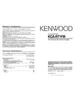 Kenwood KCA-R71FM