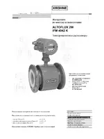 KROHNE ALTOFLUX 2W IFM 4042K RU