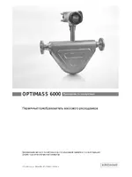 KROHNE OPTIMASS 6000 RU