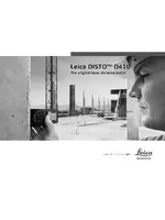 Leica Geosystems Leica DISTO D410 - Manual