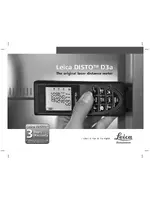 Leica Geosystems Leica DISTO D3a - User Manual