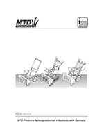 MTD C 11 2 stage Бензиновые снегоотбрасыватели
