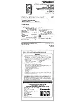Panasonic RQ-E27V
