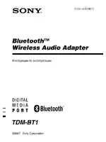 Sony TDM-BT1