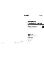 Sony CMT-DH3