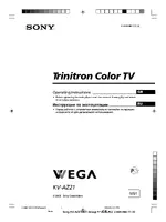 Sony KV-AZ21