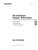 Sony KV-21FX20R