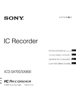 Sony ICD-SX700