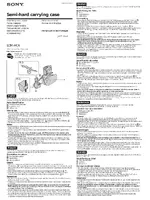 Sony LCM-HCA