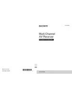 Sony STR-DA3700ES