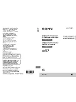 Sony SLT-A57Y