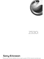 Sony Ericsson Z530i