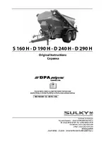 Sulky DPA Polyvrac hydraulic
