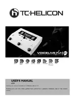 TC-Helicon VoiceLive Play GTX Details Manual
