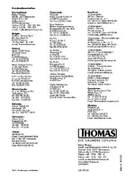 Thomas Prestige 20S Aquafilter