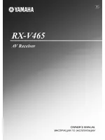 Yamaha RX-V465