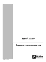 Zebra ZE500 руководство пользователя