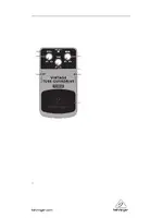 BEHRINGER VINTAGE TUBE OVERDRIVE TO800