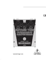 BEHRINGER VT 911 TUBE OVERDRIVE