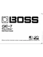 BOSS GE-7 Equalizer