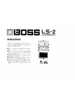 BOSS LS-2 Line Selector