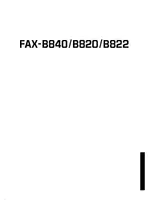 CANON FAX-B822