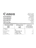 CANON LS-26 TC