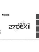 CANON Speedlite 270EX II