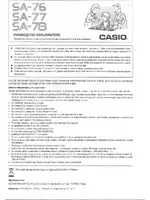 CASIO SA-78