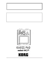 KORG KAOSSPAD mini-KP