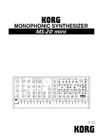 KORG MS-20 MINI