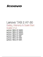 LENOVO Tab 2 A7-30DC 8Gb